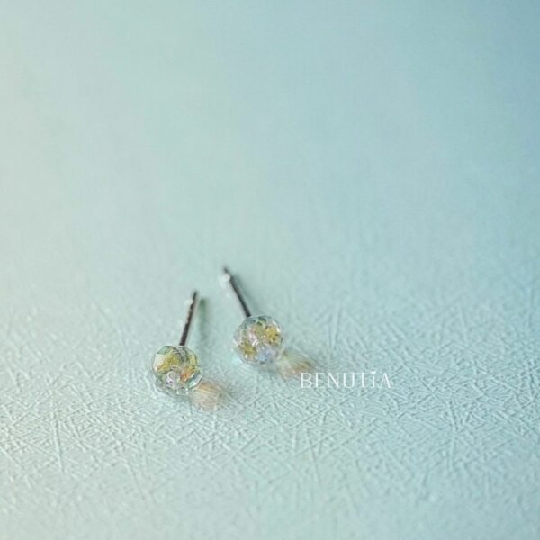 ต่างหู ตุ้มหู คริสตัล Mini Crystal earring ต่างหูเงินแท้ S925 ไม่แพ้ ไม่คัน